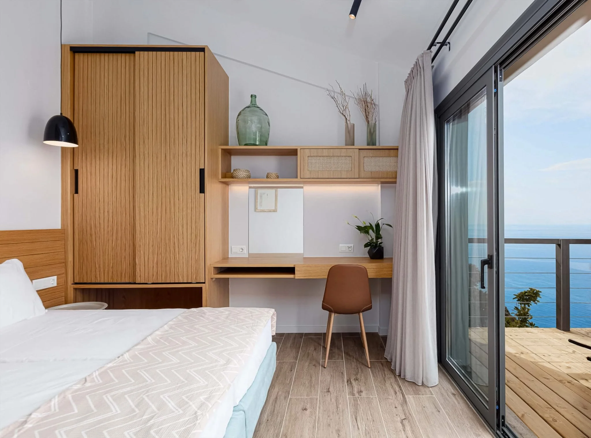 Bedroom onto the hillside