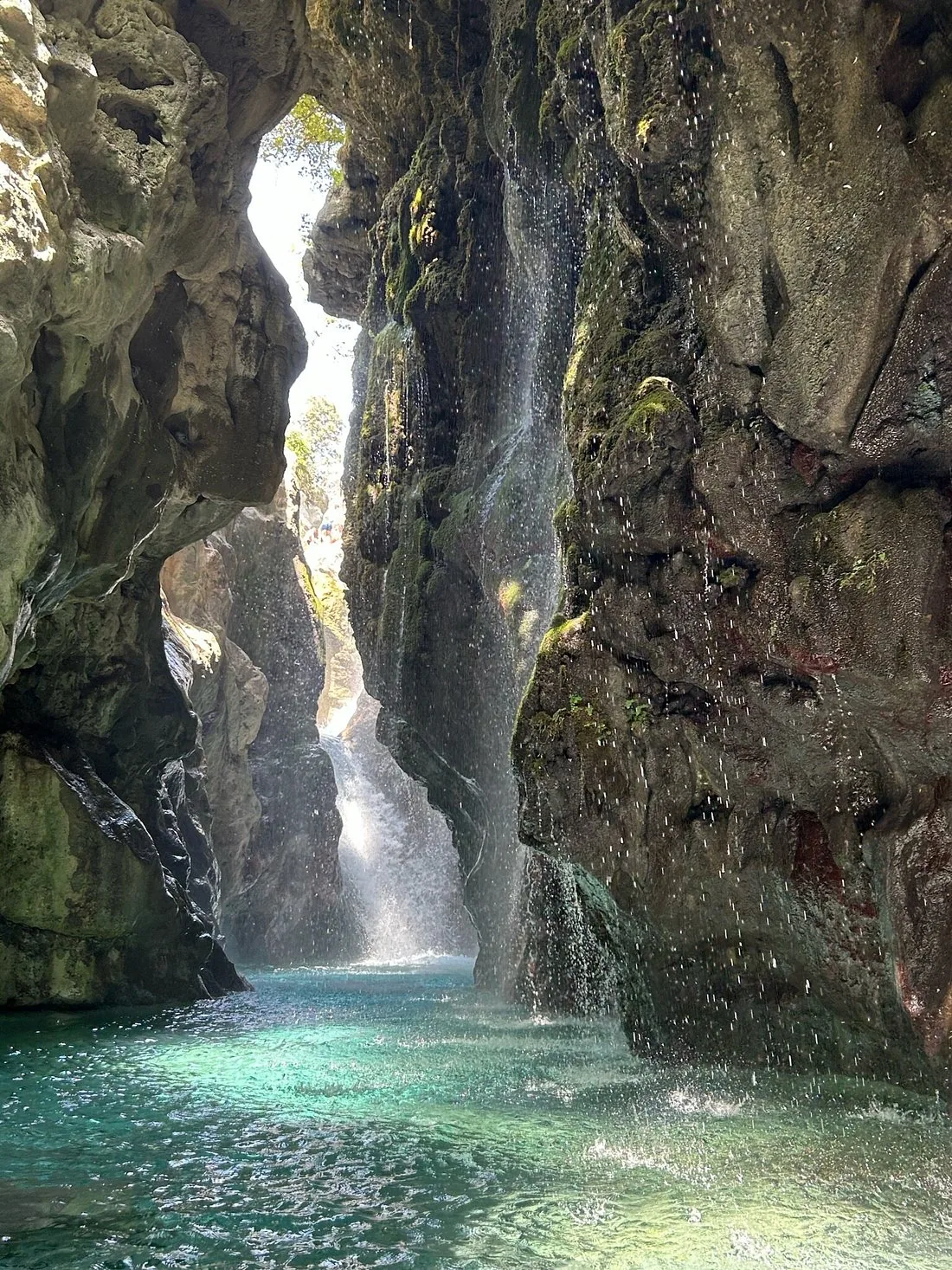 Kourtaliotiko Gorge waterfalls